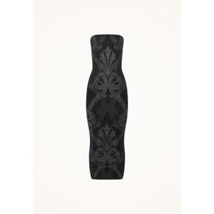 Vestito Metallic Jacquard Dress