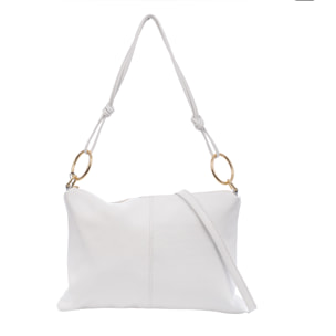 Bellusco Bolso de hombro Mujer. Piel auténtica Dollaro.
