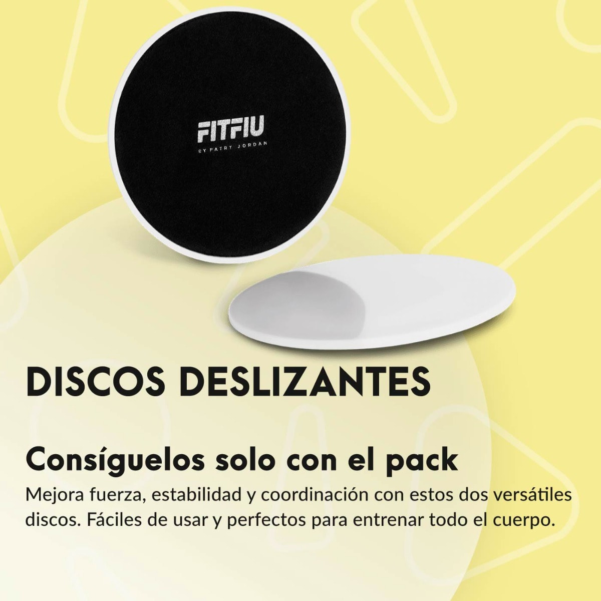 Pack fitness 4 accesorios SHAPES KIT FITFIU by Patry Jordan