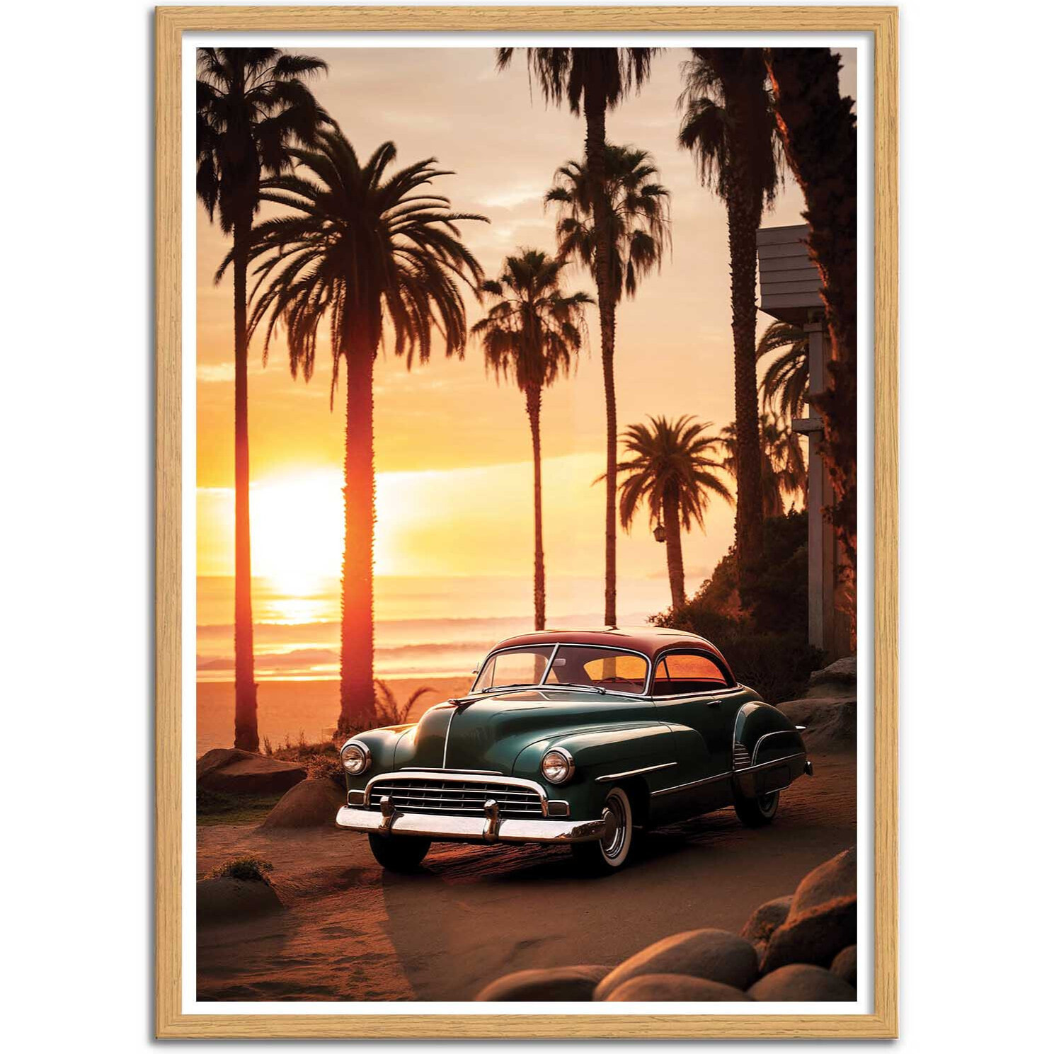 Affiche - California Sunset - Philippe Hugonnard