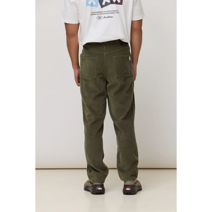 PANTALÓN STRAIGHT CORD OLIVE GREEN
