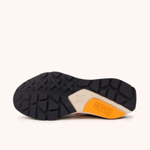 Sneakers Urbanas Retro-Running en Naranja y Gris MUNICH FUTTURA 06