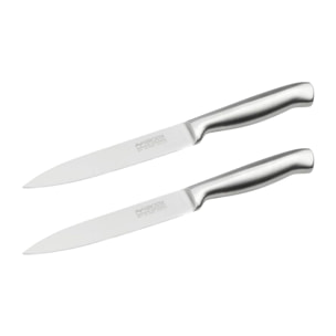 Ensemble de 2 Couteaux de cuisine universel 24 cm en tout Nirosta Star