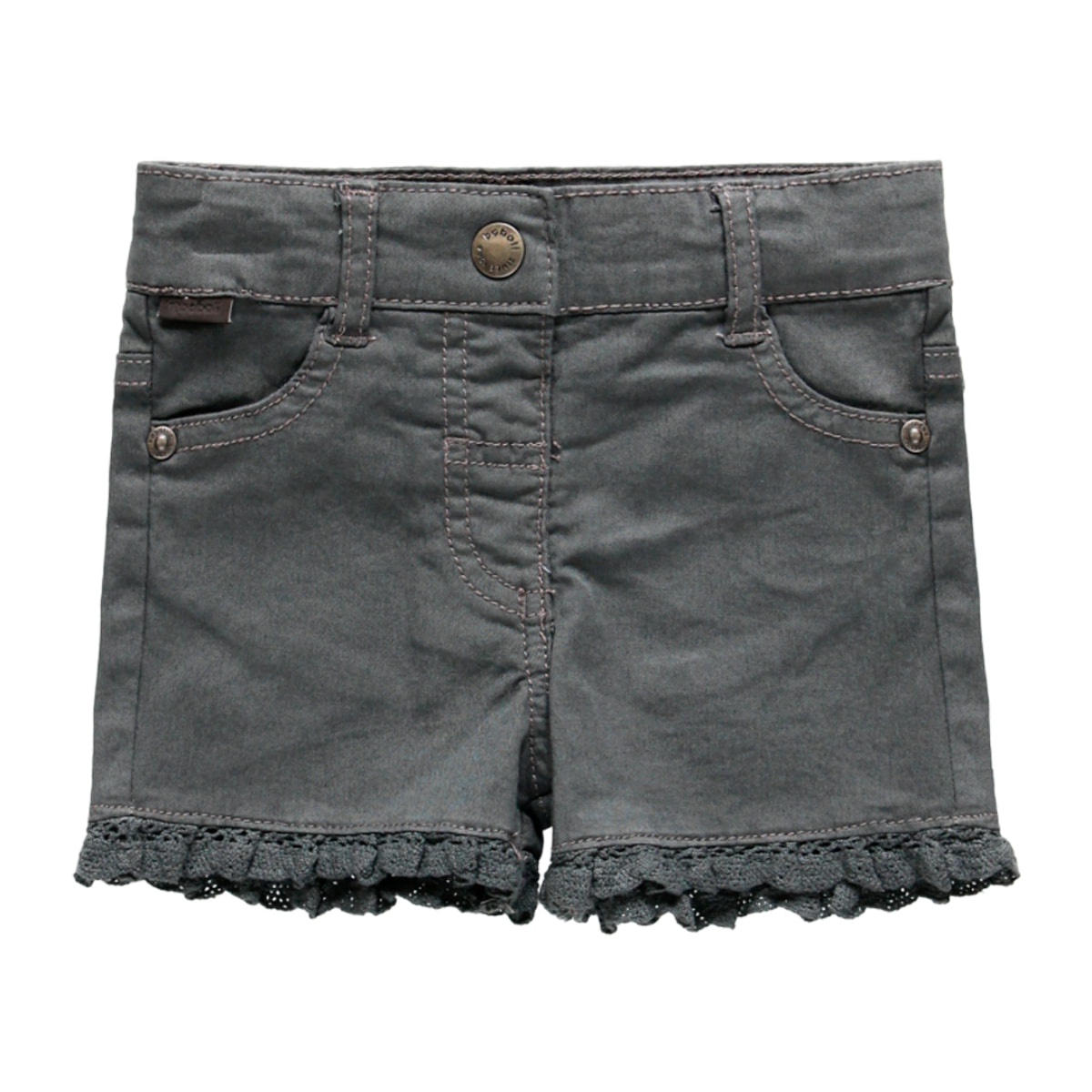 Short gabardina  de bebé niña