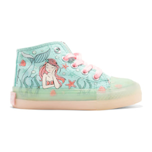 Zapatillas Altas Estampado Unicornio
