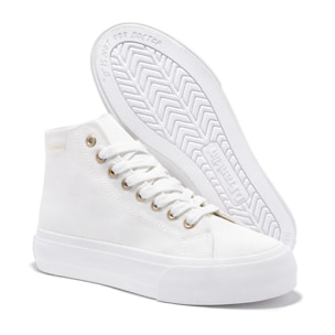 Zapatillas Altas de Mujer One Way Full en Blanco D.Franklin