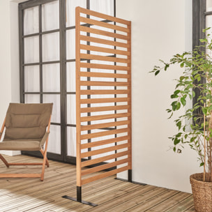 Paravent intérieur/extérieur bois d'acacia 80cm PARADA 80CM