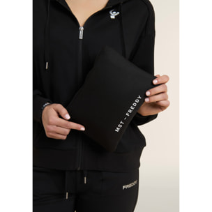 Bustina in neoprene con zip e logo FREDDY MST