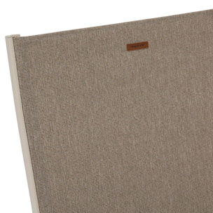 Transat "Jimani" badianne & argile 2 roues en aluminium et texaline