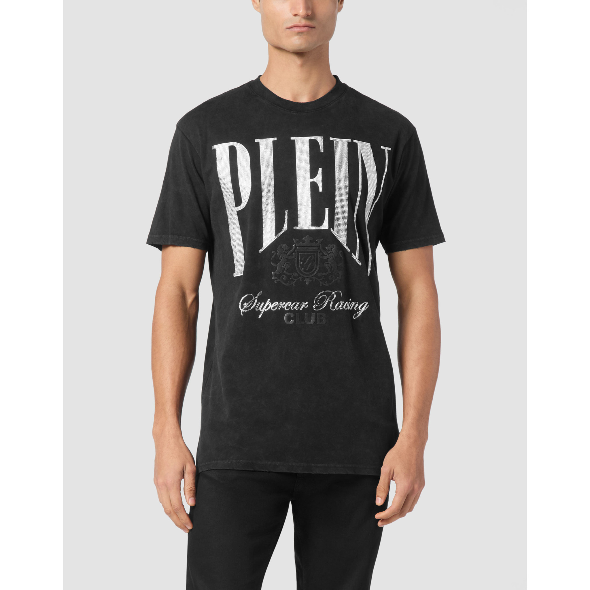 PHILIPP PLEIN T-Shirt Round Neck RACING