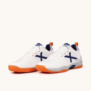 MUNICH ATOMIK 49 Zapatillas de Pádel/Tenis Blanco y Naranja