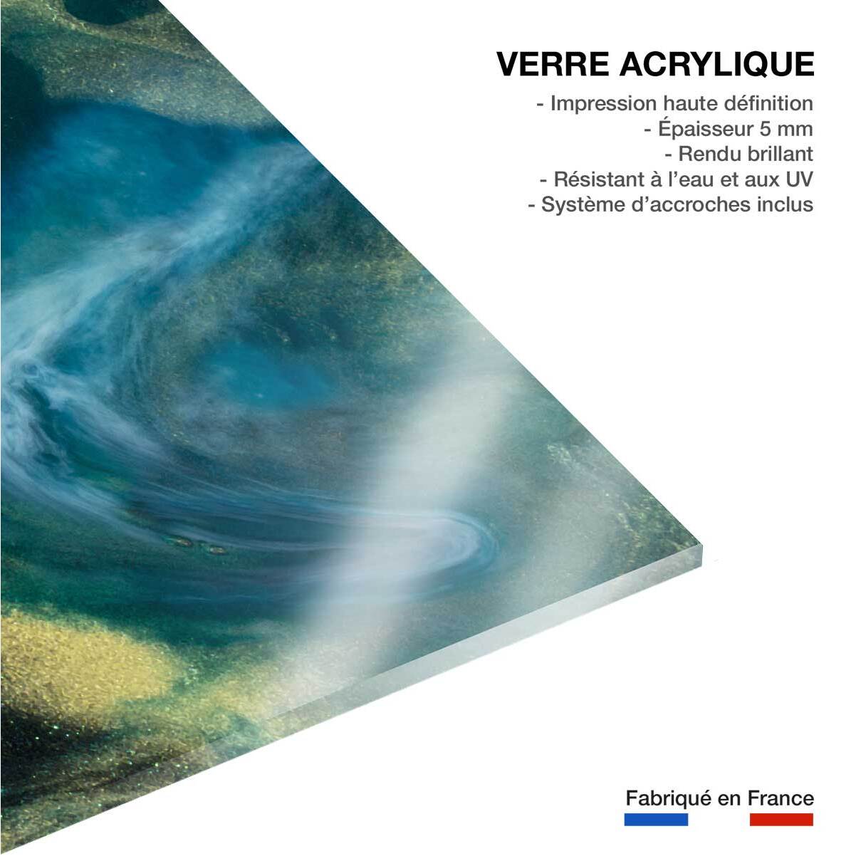 Tableau bleu constellation Tableau plexiglas