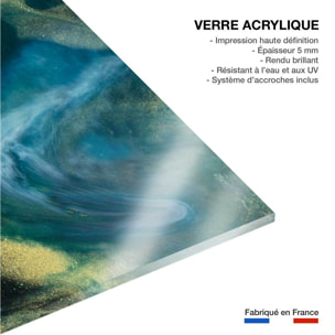 Tableau bleu constellation Tableau plexiglas