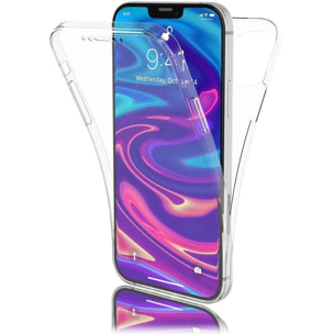 Coque iPhone 13 Pro 360° intégrale protection avant arrière silicone transparente