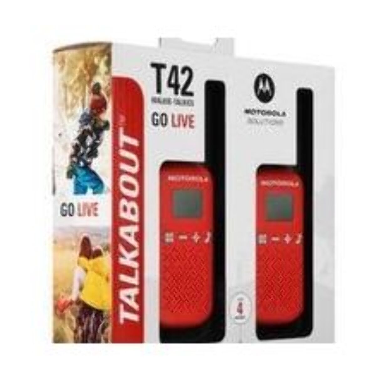 Talkie walkie MOTOROLA TLKR-T42 WE TWIN PACK rouge