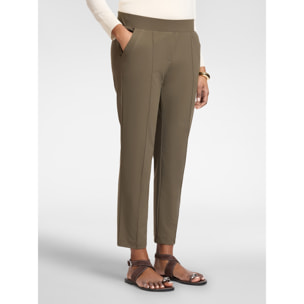 Elena Mirò - Pantaloni in jersey - Verde militare