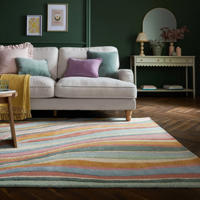 Tapis en laine ABSTRACT FLOW