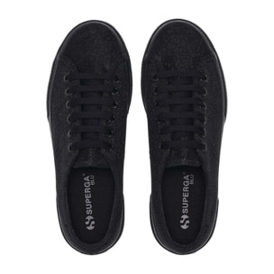 Superga - Scarpe da donna Donna Nero - 3790 Platform Jersey Lame Leggera