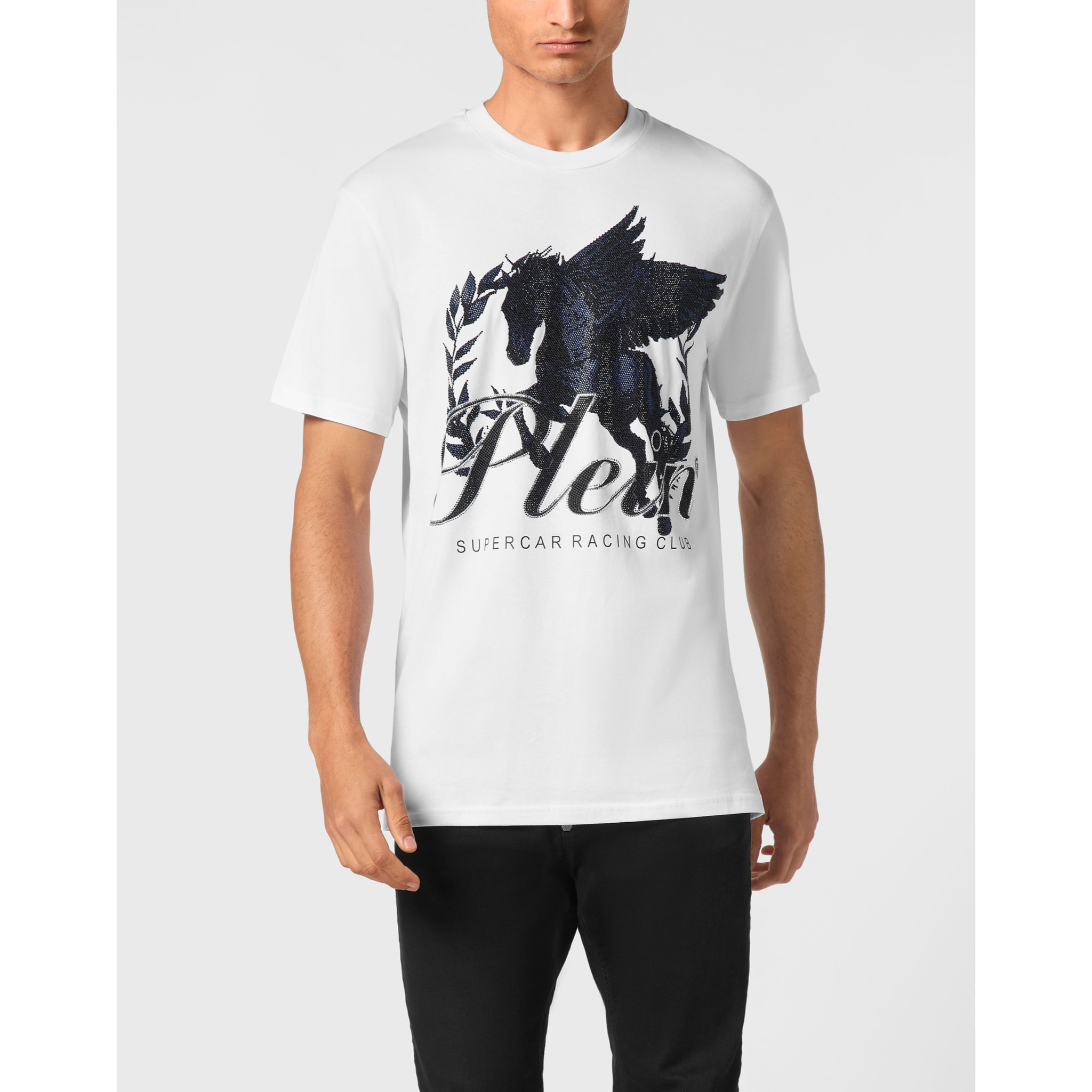 PHILIPP PLEIN Maglietta a girocollo RACING