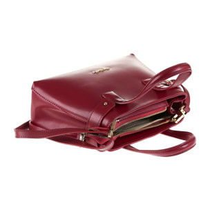 Borsa a mano da donna Made in Italy - Modello Edera Pro - 100% pelle - 27.5 x 20.5 x 10.5 cm