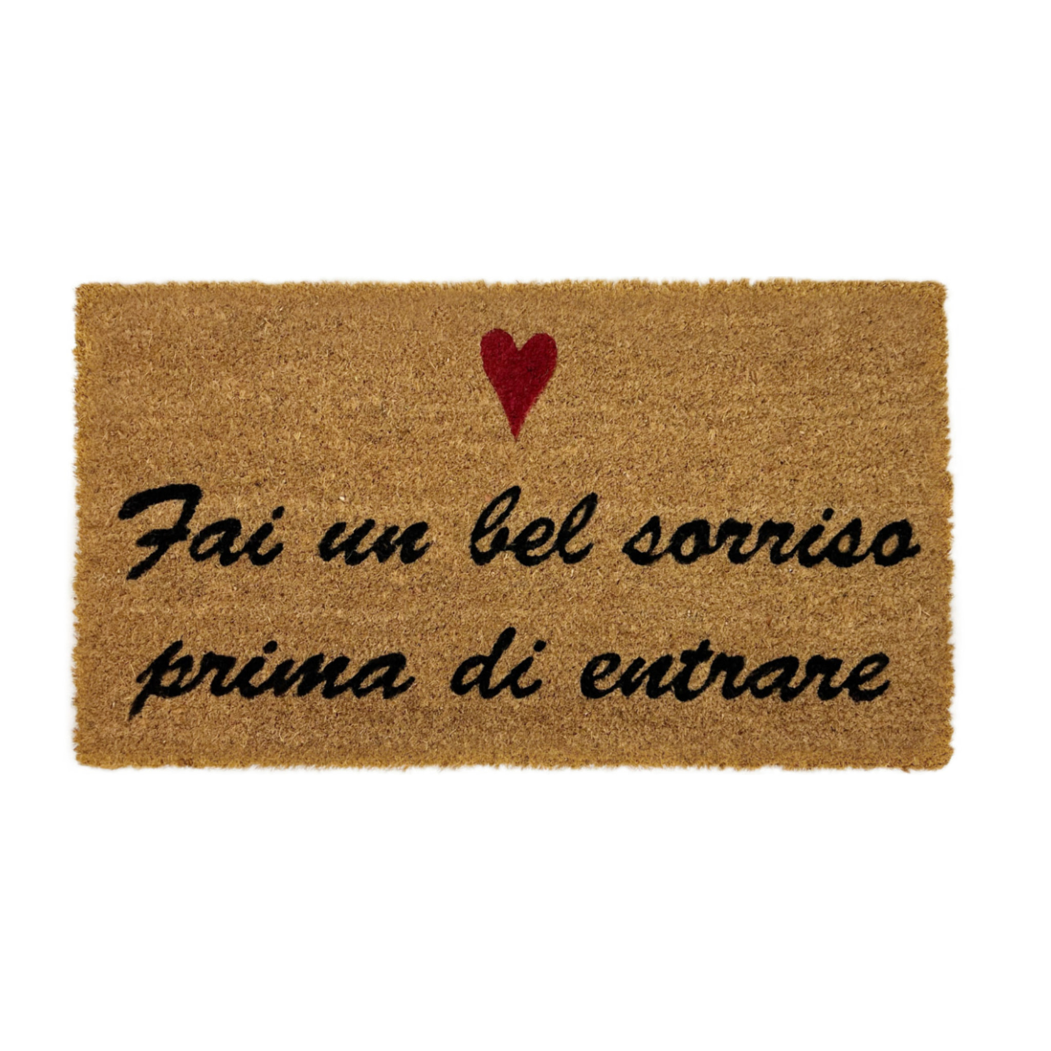 Zerbino Ingresso Casa Antiscivolo In Cocco Scritte Divertenti Sorriso