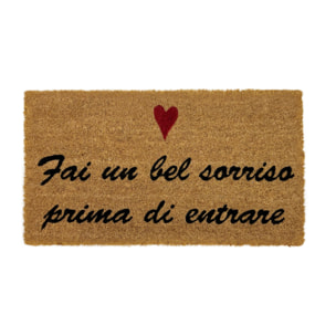 Zerbino Ingresso Casa Antiscivolo In Cocco Scritte Divertenti Sorriso