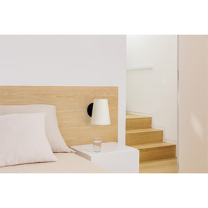 LUPE Lampe applique noire/beige