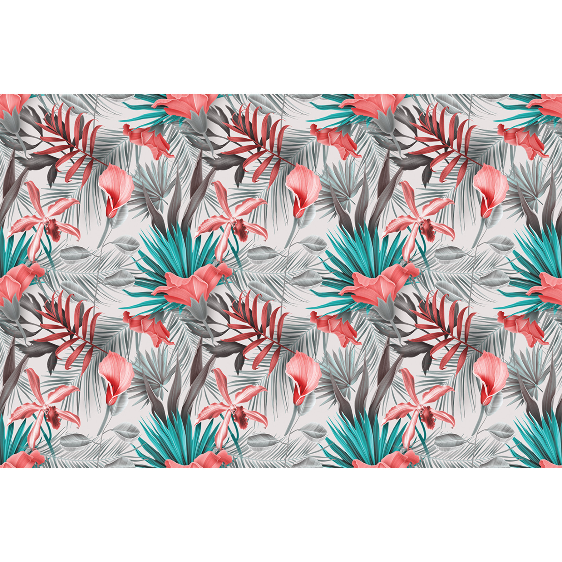 Sticker meuble tropical las lajas 40 x 60 cm