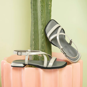 Sandalias 2001 NAPPA SHINNY BLACK / BERGAMO color Black