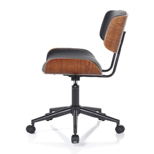 ORESTELUCHETTA poltrona da ufficio CALLUME EVO DARK WOOD