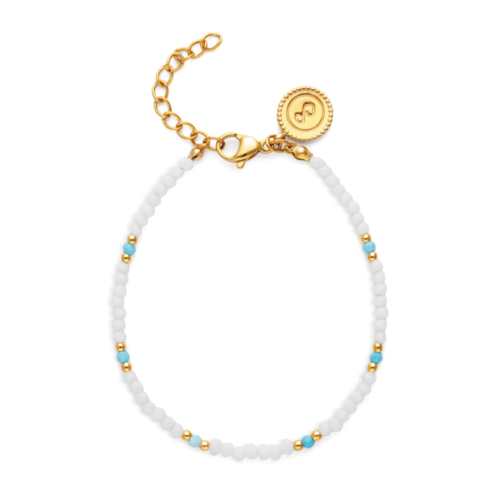 Pulsera Tarifa Acero Baño Oro