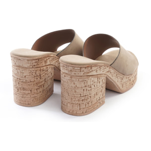 MULE TACCO SUGHERO BEIGE
