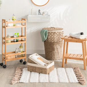 Panier à linge en roseau 15L "Vannerie"