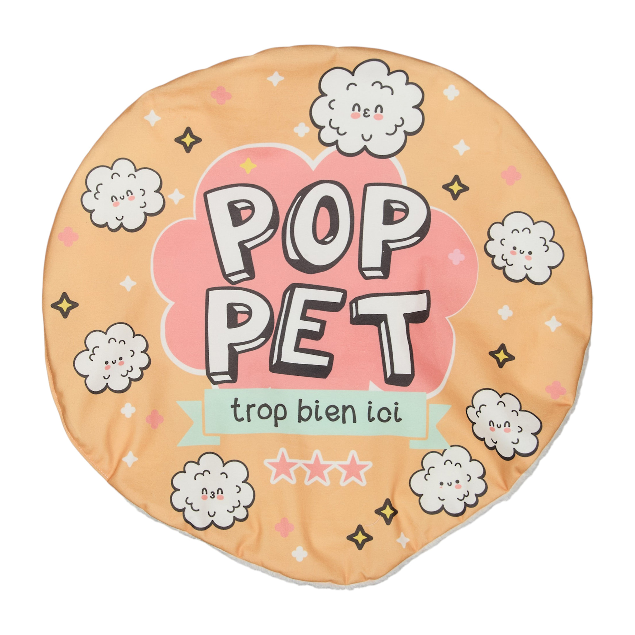 Lit pour animaux - THE CONCEPT FACTORY - Pop Pet - Confortable - Bleu et Rose