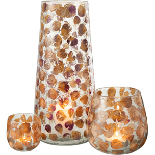 J-Line vase Gerard - verre - ambre - 36.5 cm hoog