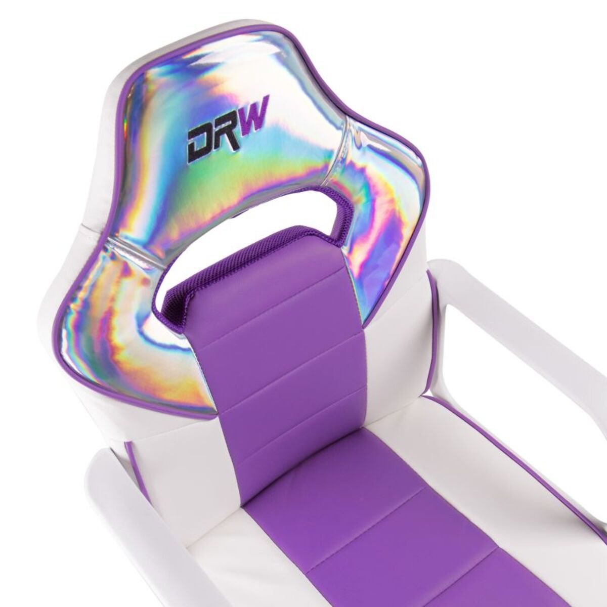 Silla gaming DRW Iris - Blanco - Morado DRW