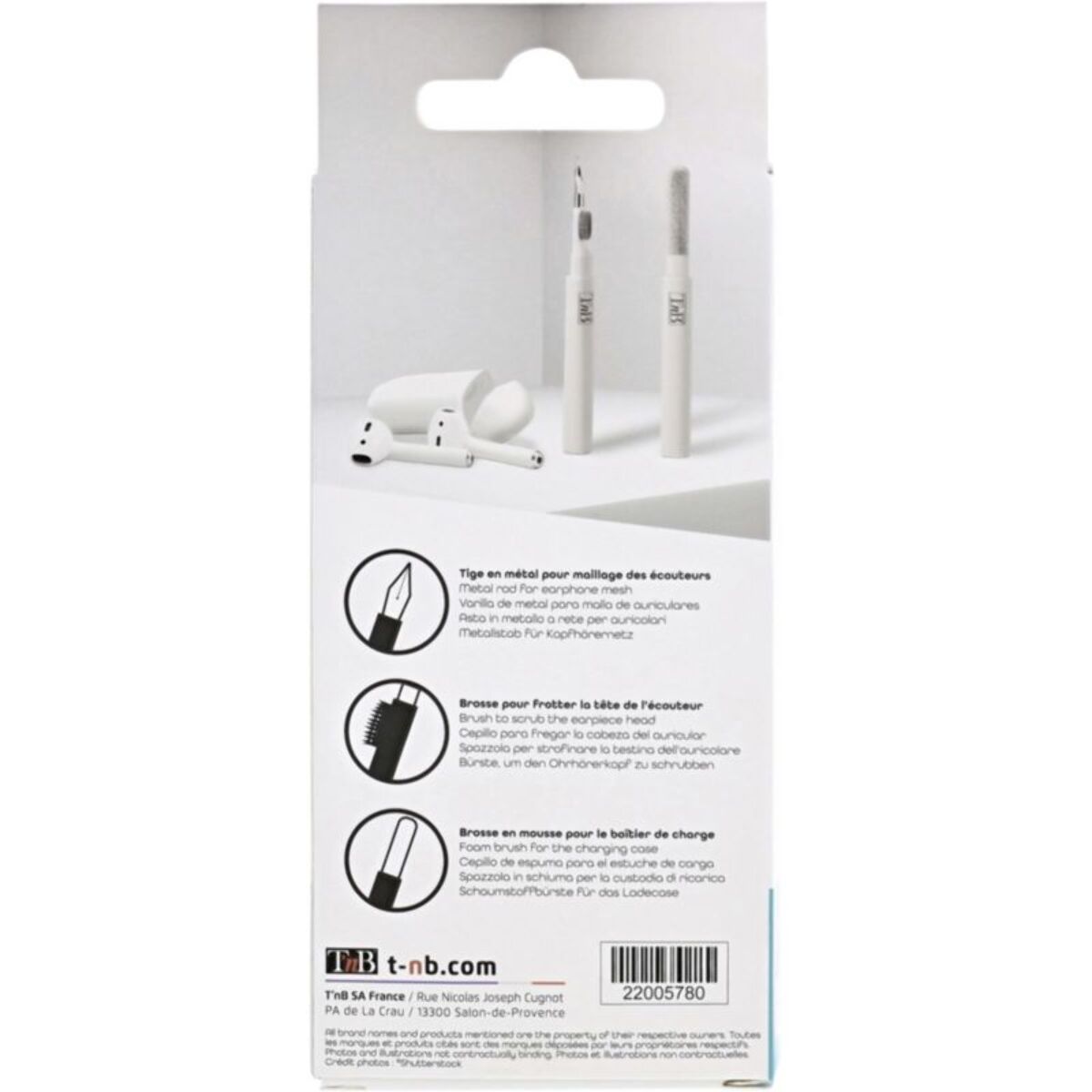 Kit de nettoyage TNB pour écouteurs sans fil