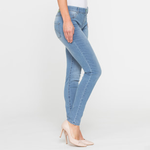 LEGG-JEANS DONNA ALOE in denim super stretch.