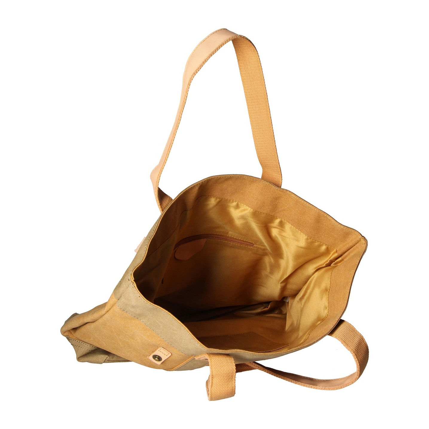 Borsa a mano unisex - Modello Maura - Canvas e pelle - 38.0 x 37.0 x 16.0 cm