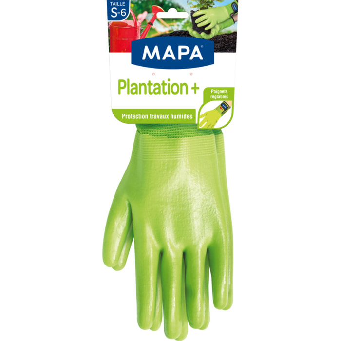 Lot de 2 - Gants de Jardinage - Plantation + - T.S