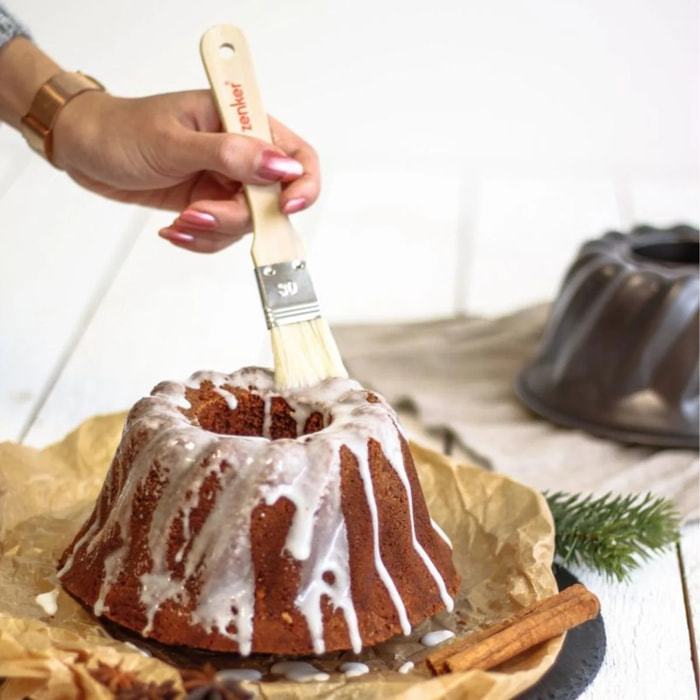 Pinceau de cuisine et de pâtisserie 18,5 cm en poils de porc Zenker Smart Pastry