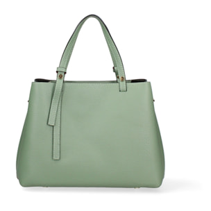 Borsa a mano da donna Made in Italy - Modello Novara Ultra - 100% pelle - 28.0 x 21.0 x 12.0 cm