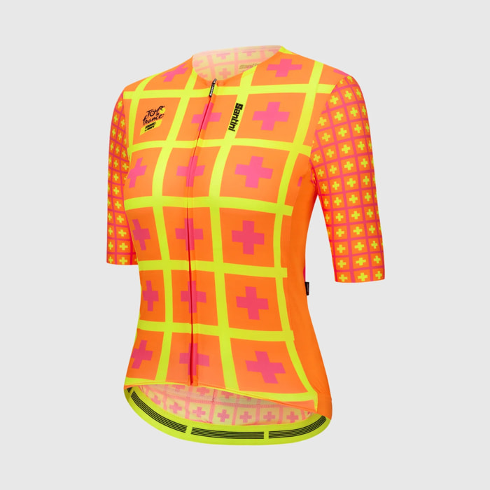 Tour De France Femmes Avec Zwift Grand Départ Suisse Maillot - Orange