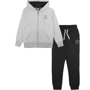 Tuta invernale da bambino con cappuccio e zip Leone 1947 Neon