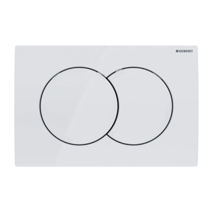Duofix Pack WC bâti-support + WC suspendu sans bride Roca avec abattant SoftClose + plaque blanche (GEBROGAWR01-FR)