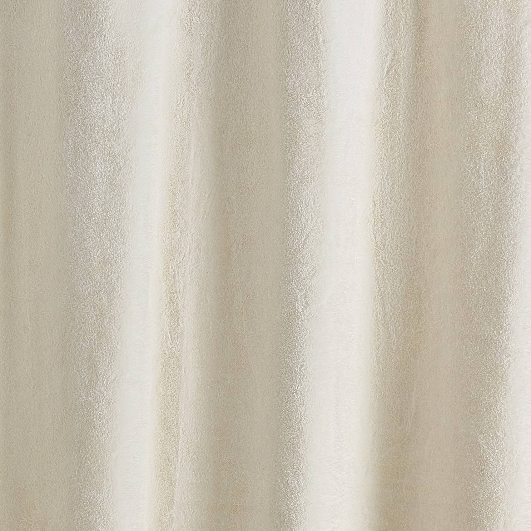 Rideau épais imitation fourrure polaire - Blanc