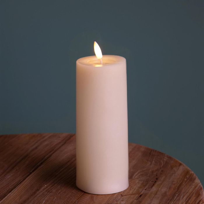 Candela cera - Pezzi 4 - 7,5xH20x7,5cm - Bianchi Dino SpA