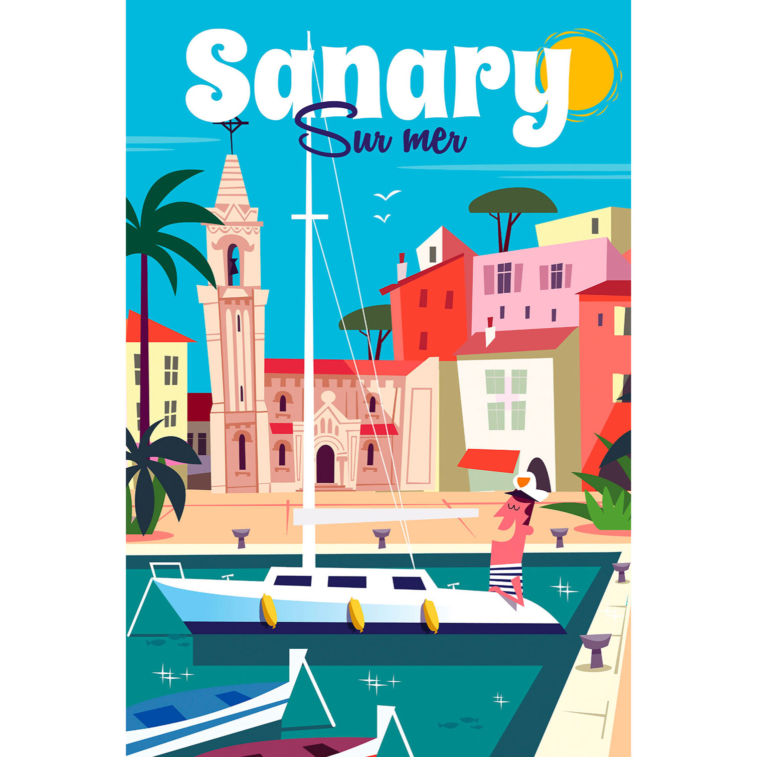 Tableau vacances à sanary Tableau plexiglas