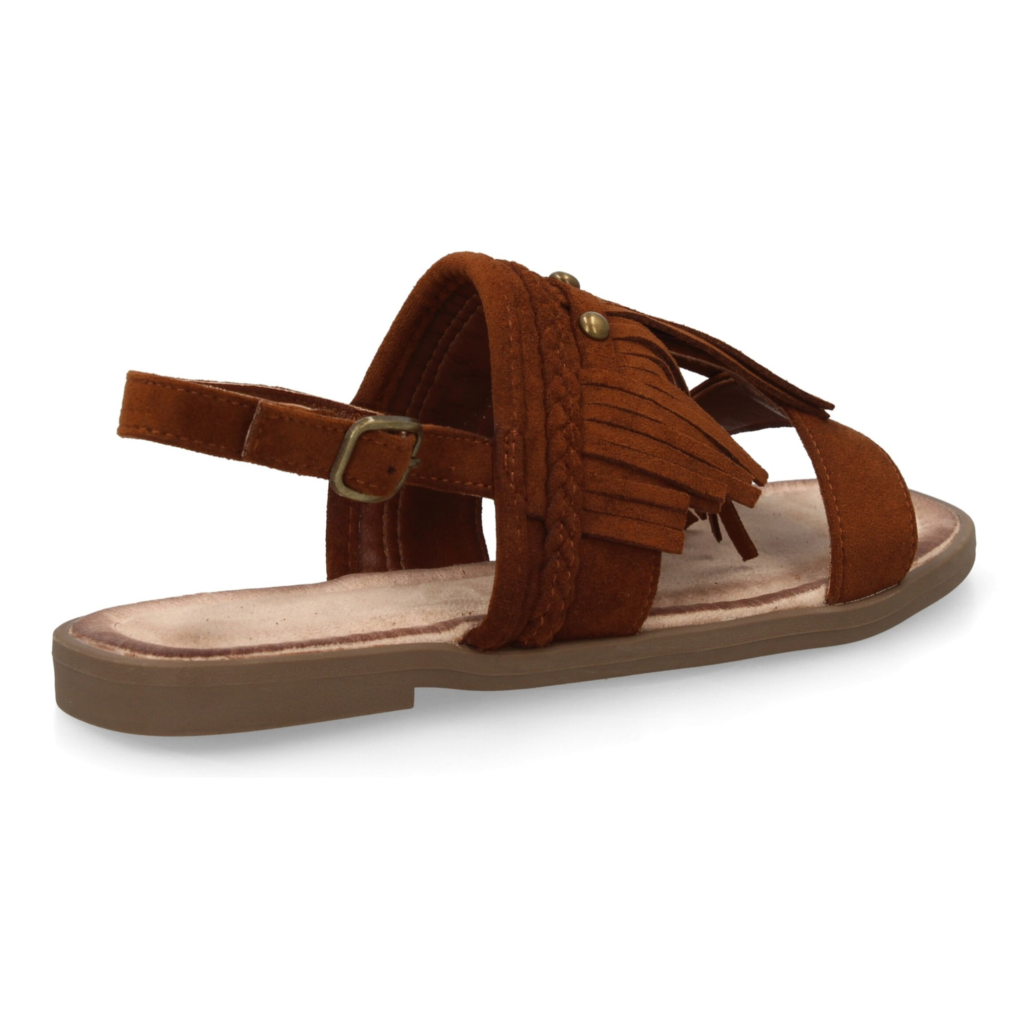 Sandalia boho mujer cómoda verano con flecos