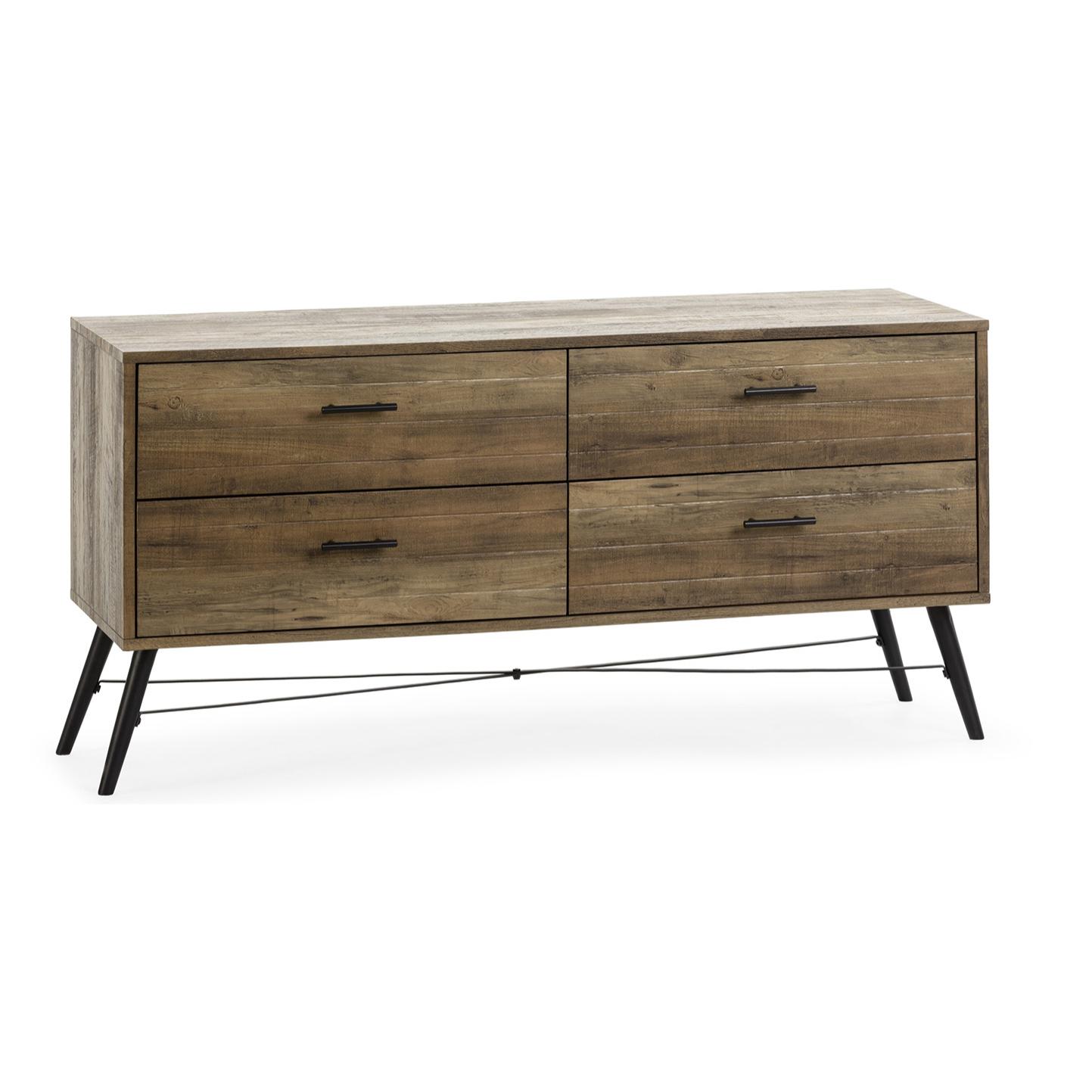 Mueble TV Clavel 4 cajones Color Rustic